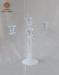 5 Arms White Europe Style Metal Candle Holders For Home Decoration