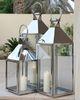 Modern decorative Metal hanging Stainless Steel Lanterns For hotel