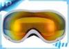 Snowboarding Reflective Hud Anti Fog Ladies Ski Goggles Nylon Strap