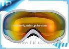 Snowboarding Reflective Hud Anti Fog Ladies Ski Goggles Nylon Strap