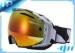 Frameless Neon White Womens Custom Snow Goggles Design For Skating