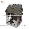 Corrosion resistance large stainless steel candle lanterns with hollow out