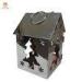 Corrosion resistance large stainless steel candle lanterns with hollow out
