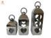 Contemporary outdoor Wedding Stainless steel lanterns with Heart Hollwo Out