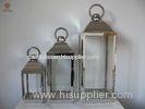 Small / big size stainless steel lantern indoor / outerdoor decoration