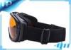 Winter Sports Black Adult OTG Custom Ski Goggles Elastic Band / Three Layers Foam