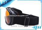 Winter Sports Black Adult OTG Custom Ski Goggles Elastic Band / Three Layers Foam