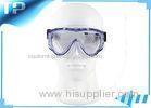 Excellent Blue Anti - Fog Scuba Diving Masks Silicone For Junior