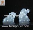 Small bear 3D Acrylic LED White Chirstmas Decoration Lights / lighting