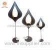 Wedding / Home decoration Metal candle holder with goldleaf covered inside