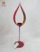 Free standing long stem Wedding decorative candle holders support Logo printing