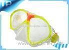 Yellow Adult Aqualung Scuba Dive Equipment Tempered Glass Lens