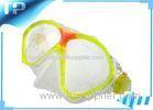 Yellow Adult Aqualung Scuba Dive Equipment Tempered Glass Lens