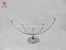 Five head crystal candle holder home / wedding decoration stand type