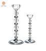 Long stem crystal candle holder with one head home decoration stand type