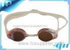Fashion HD Tinted Swim Goggles For Swimming / Anti Clip Swimming Mask Goggles