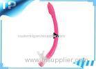 Fashionable Diving Adult Snorkel Equipment Slicone With PVC Tube