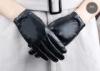 Leather Bowknot Cuff Fashionable Touch Screen Leather Gloves for Women / Lady / Girls