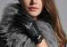 Black Fashion Short Women Wearing Leather Gloves With Double Bowknot Cuff