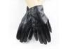 Bassic Mens Leather Driving Gloves With Elastic Wrist Mix Color Sheep Leather