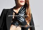 Fashion Warm Leather Winter Gloves / Sheep Leather Gloves for Touch Screen Phones