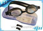 Adult Polarized Prescription Swim Goggles Flat Lens For Swimming