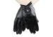 Super Short Ladies Leather Driving Gloves With Hollow Leather Frilling flower Cuff