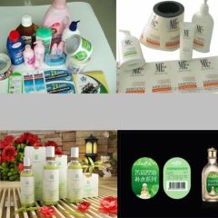 Special Shape Adhesive Private Label Cosmetics Adhesive Vinyl Label in Rolls or in Sheets