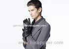 Luxury Men's Sheep Leather Basic Gloves / Winter Outdoor Warm Gloves with Fake Fur Lining
