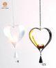Black / white Stick Gold Foil metal candle holder LOVE HEART shape