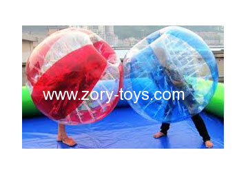 quality PTV or TPU inflatable bumper ball