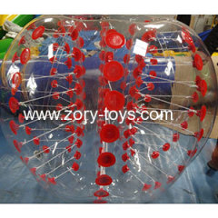 quality PTV or TPU inflatable bumper ball