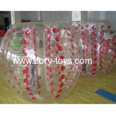 quality PTV or TPU inflatable bumper ball