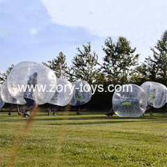 commercial soccer bubble ball