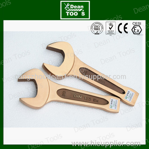 non sparking striking open end wrench