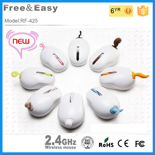 Novelty animal shape wireless mouse