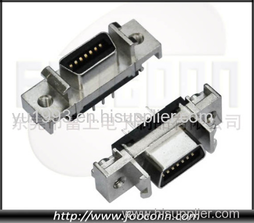 SCSI 14Pin Connector Straight Female