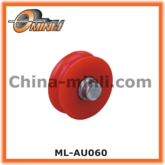 Nylon roller with steel shaft