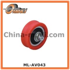 Nylon coated Pulley with customized rotating shaft