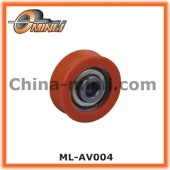 Carbon steel ball bearing with nylon coat