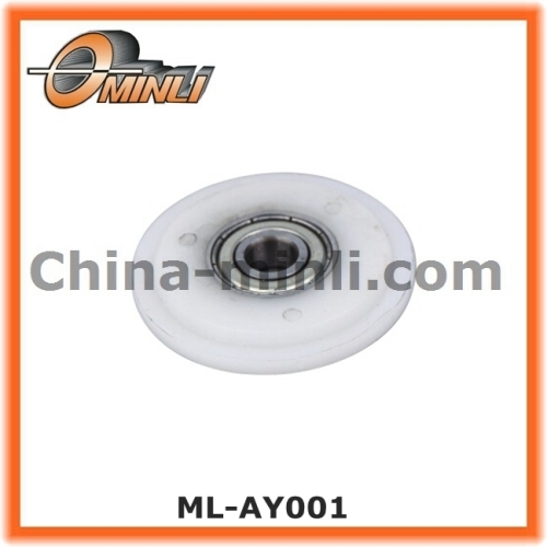 Furniture bearing wheel with nylon coated