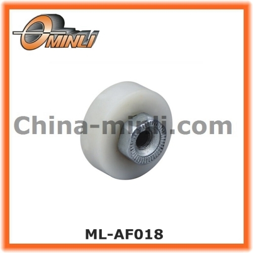 Plastic Pulley roller with hex screw nut for shower room