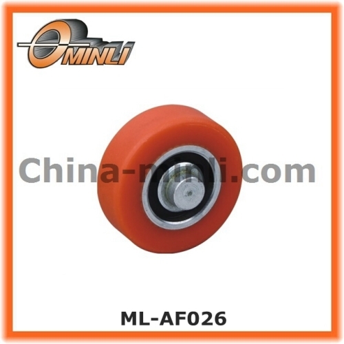 Window pulley roller with customized axle