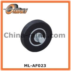 Flat Outer Ring Plastic Pulley with Bearing