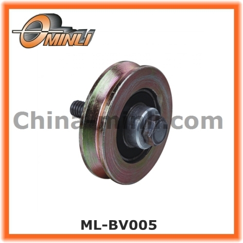 Gate Metal Pulley roller with carbon steel bolt