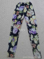 womens flower patterns leggings