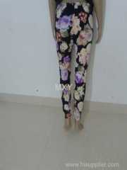 womens flower patterns leggings