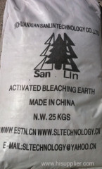 Activated bentonite clay for oil refining