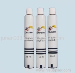 collapsible aluminum pigment tubes packaging