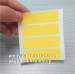 Custom Blank Yellow Destructible Vinyl Label Rolls